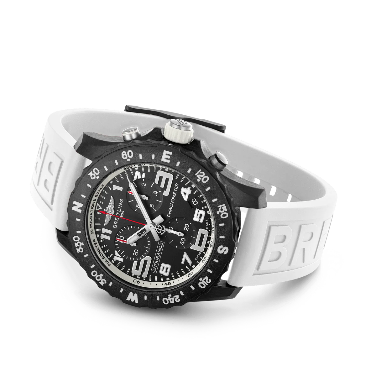 Breitling Endurance pro 44mm Rubber Strap Watch 
